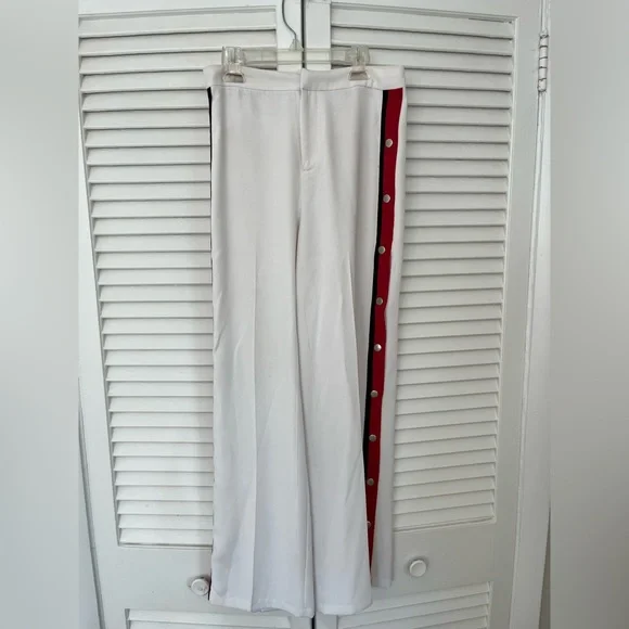 BB Dakota Striped Button Pants - Picture 3 of 4